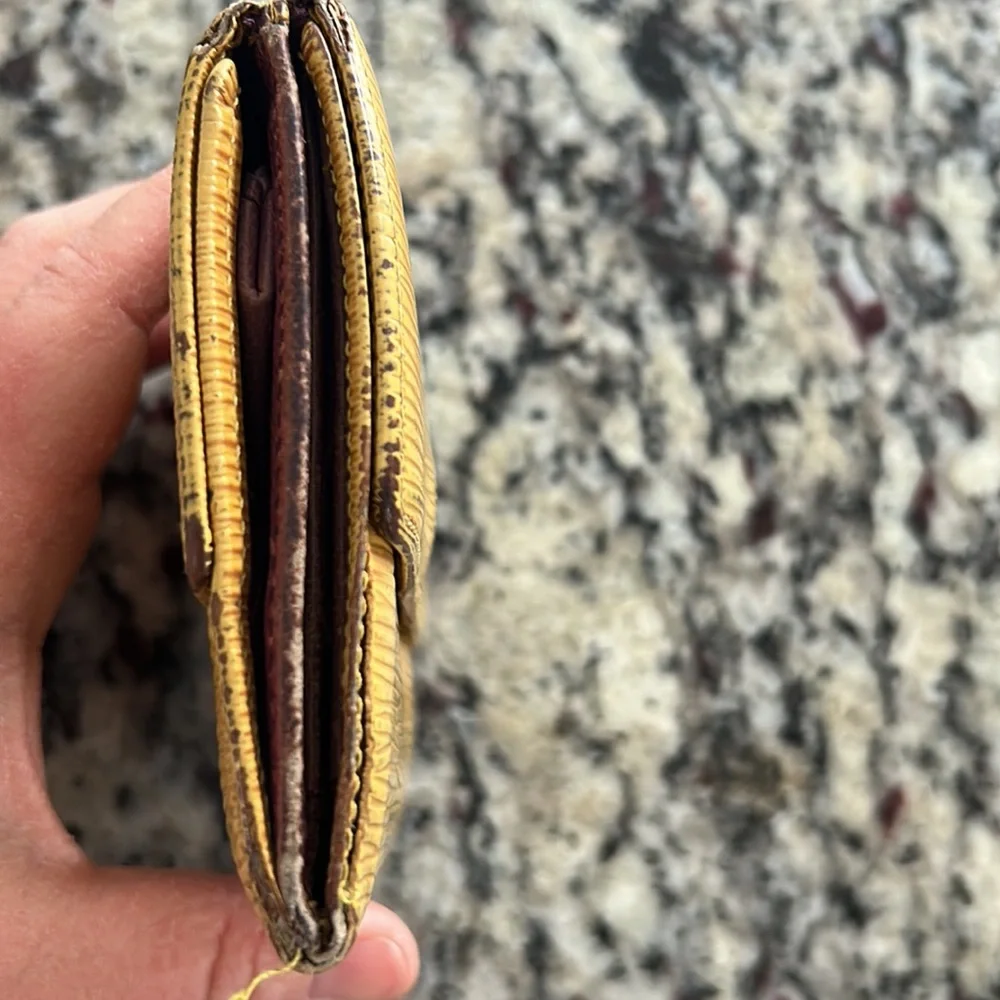 Louis Vuitton Yellow Epi Snap Wallet